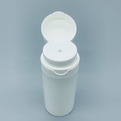 بطری پلاستیکی سفید PP بدون هوا برای بسته بندی لوازم آرایشی 50 میلی لیتر
