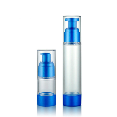 لوازم آرایشی وکیوم بطری سرپوش آلومینیومی آنودایز شده در بطری خلاء پلاستیکی 15 میلی لیتری 20 میلی لیتری ALUM