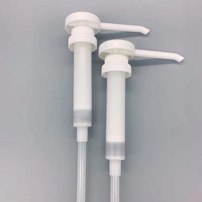 کیفیت  Round Head Plastic Syrup Pump 10ml Honey Dispenser Pump کارخانه