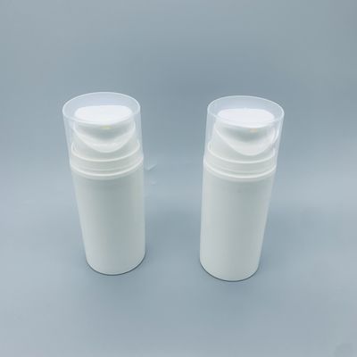 کیفیت  White Plastic Press PP Airless Bottle Cosmetics Distribution کارخانه