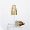 قطره چکان بطری پلاستیکی روغن تصفیه شده با کاه آنودایز شده طلا 13 415