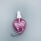 ضدعفونی کننده دست بطری PET آرایشی مینی به شکل برگ قلب با جاکلیدی